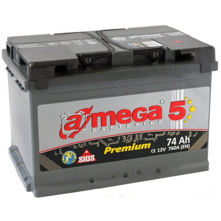 Аккумулятор автомобильный 74. Аккумулятор Amega Premium 74. Аккумулятор Mega 75 Ah 720a. Авто аккумулятор Premium 760а. Аккумулятор a-Mega 5 Premium 74 a/h 760a.